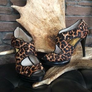 Michael Kors calf hair heels